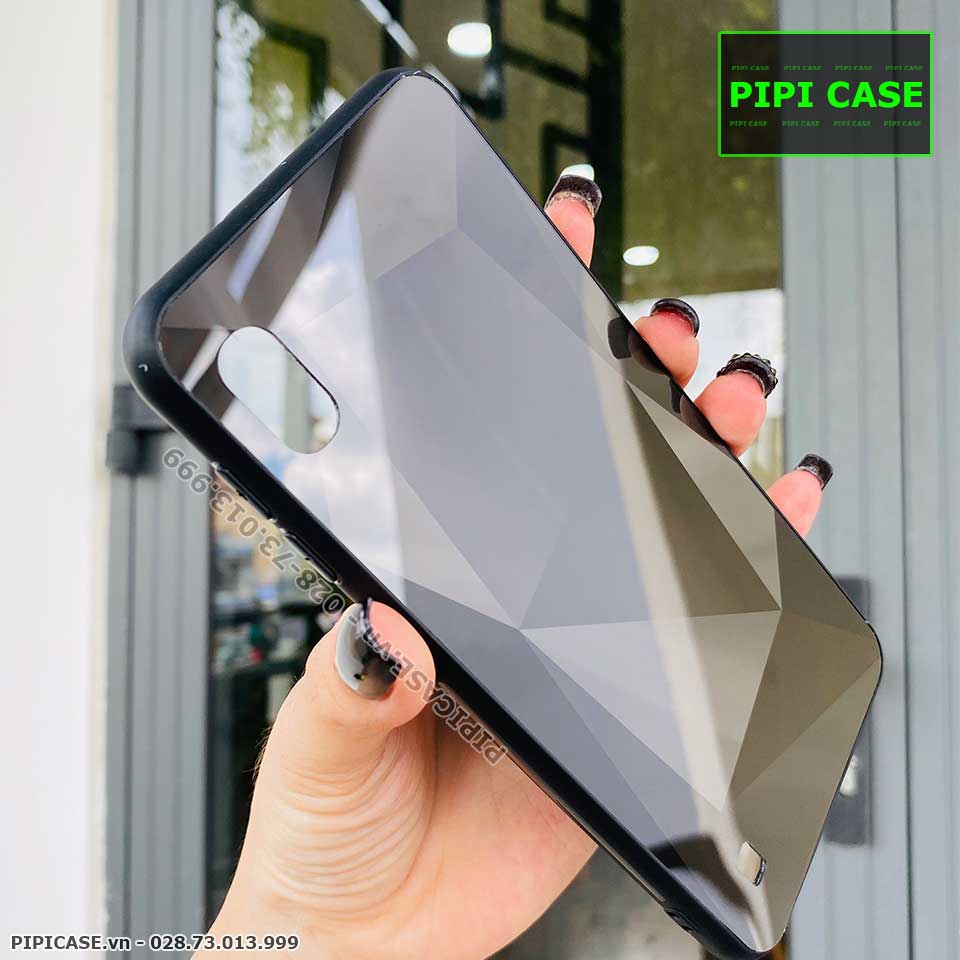 Ốp Lưng Samsung A10 - Kim Cương 6D - Đen_thumbnail_4