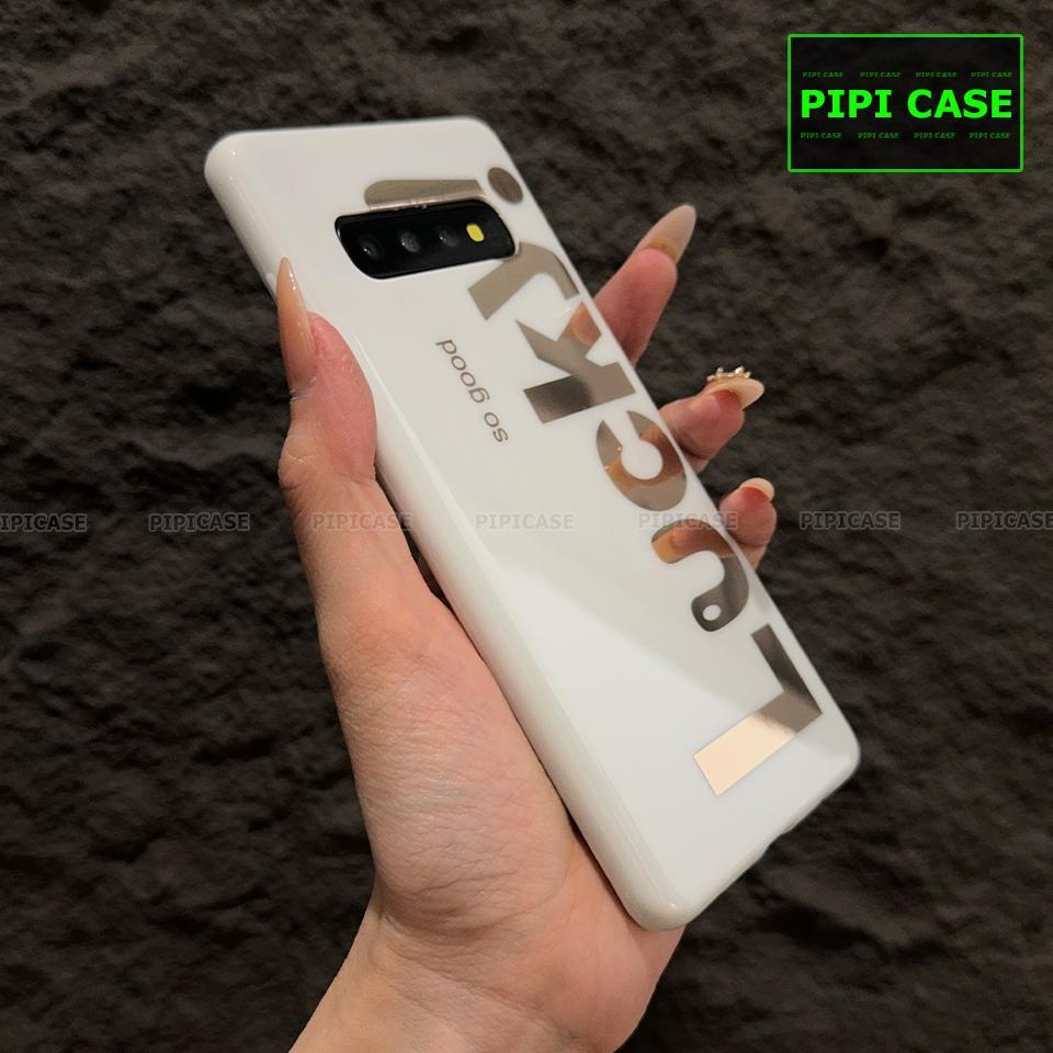 Ốp Lưng Samsung S10 Plus - Lucky - Trắng_thumbnail_0
