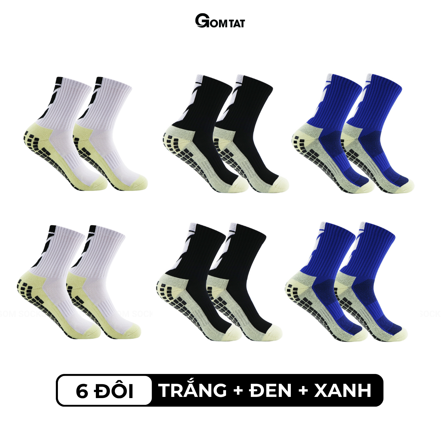 Combo tất thể thao nam đá bóng GOMTAT, chất liệu cotton, silicon chống trượt - TIA-DB-506_thumbnail_26