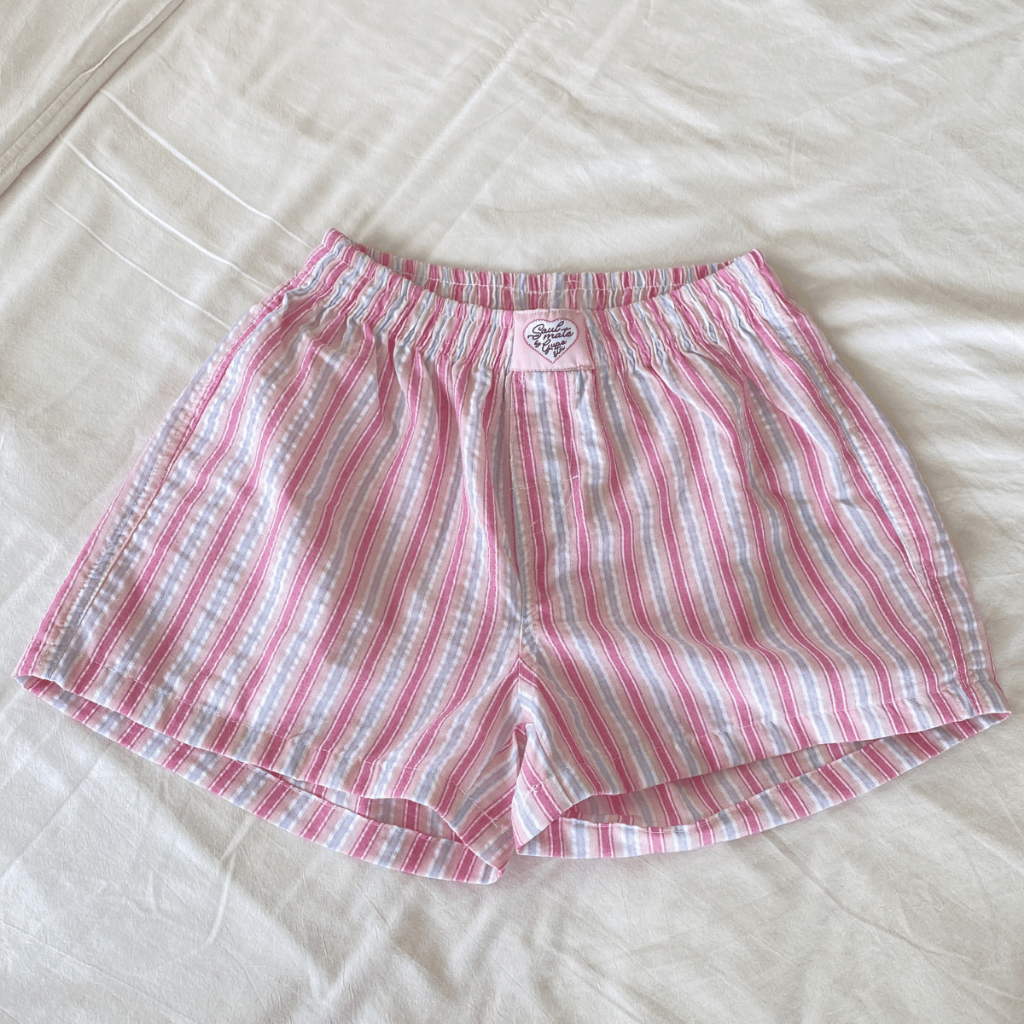 Quần Short Kẻ Sọc 𝙂𝙐𝙋𝙊 𝙎𝙚𝙖𝙨𝙞𝙙𝙚 𝙎𝙩𝙧𝙞𝙥𝙚 𝙎𝙝𝙤𝙧𝙩𝙨 Form Relaxed Cạp Chun Thoải Mái Local Brand - QSK01_thumbnail_4