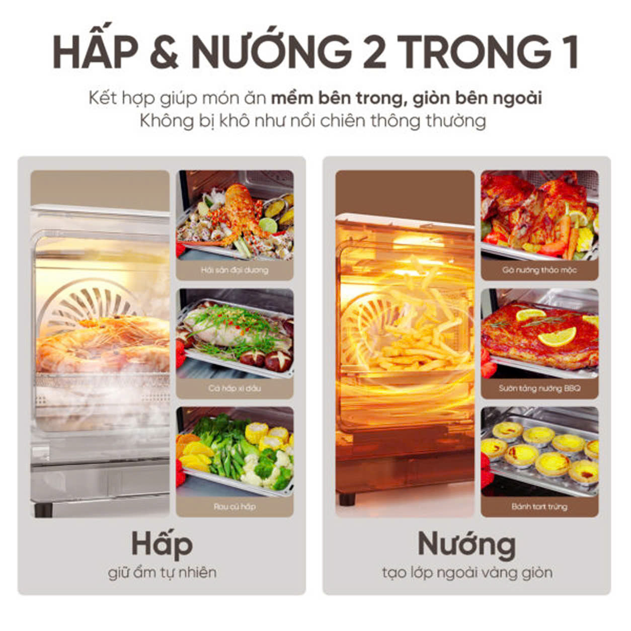 NỒI CHIÊN KHÔNG DẦU KẾT HỢP HẤP Magic Eco_thumbnail_1