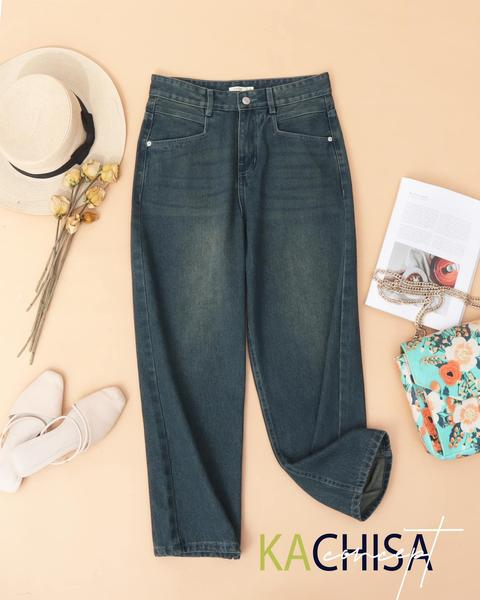 Quần jean baggy 9 tấc (ống đứng)