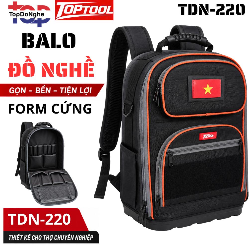 Balo Đồ Nghề Top Đồ Nghề Top Tool TDN-220 Form Cứng Chống Nước Đựng Laptop Dụng Cụ Kỹ Thuật hytoolbag winhunt wh200 easeman veto