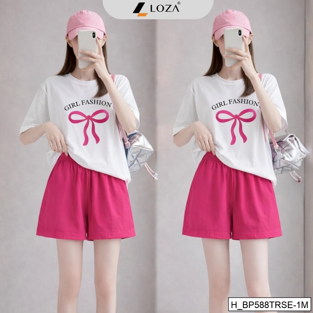 [XẢ KHO BỘ FORM RỘNG] -  Bộ quần áo thun nữ dáng rộng nhiều hình in - LOZA XB013_thumbnail_75
