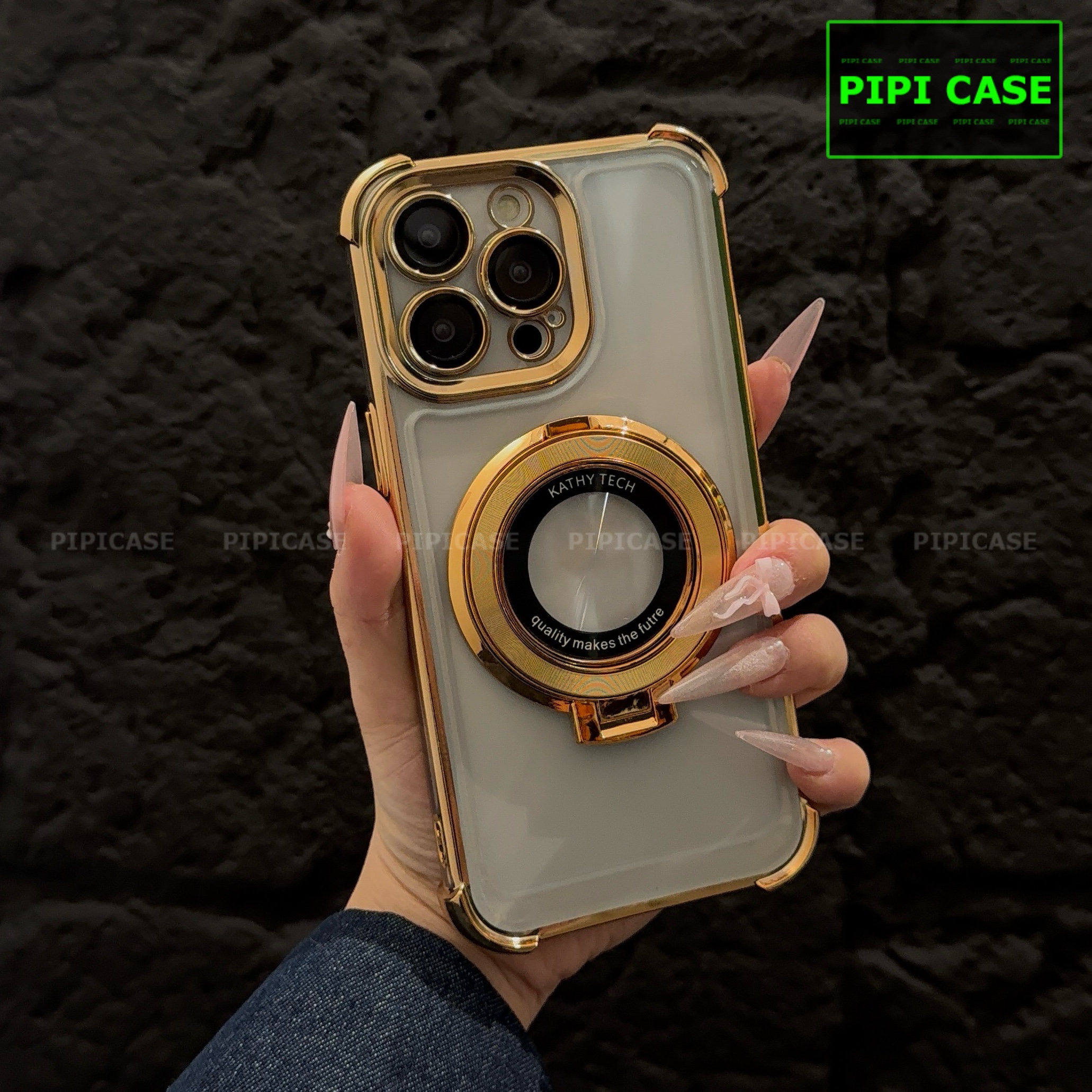 Ốp Lưng iPhone 15 Pro - Ven - Vàng_thumbnail_18