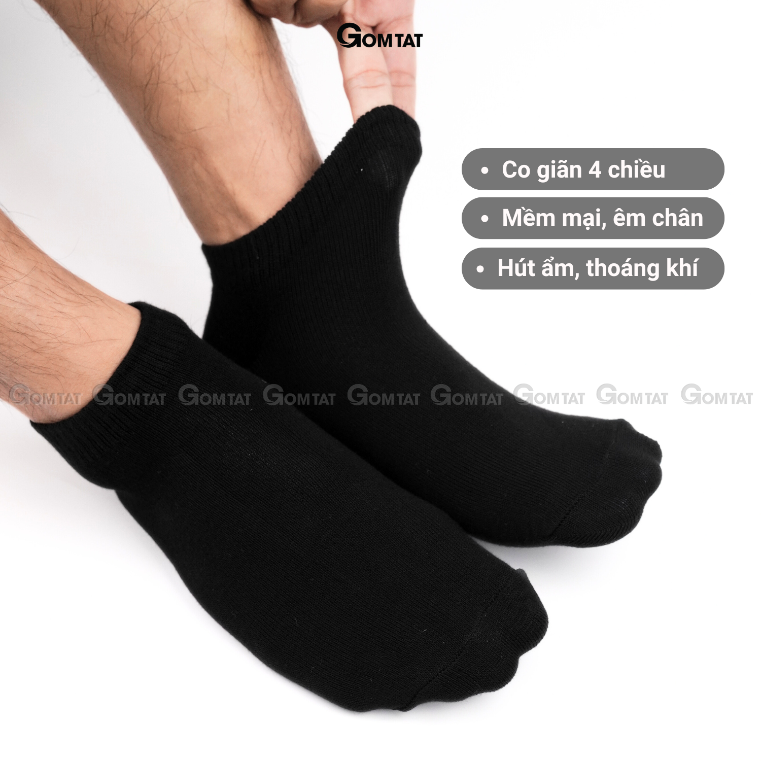Tất trơn basic cổ ngắn nam nữ VNX-SOCKS-NGAN_thumbnail_6