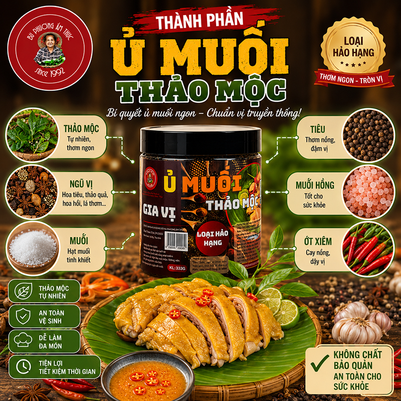 Gia Vị Ủ Muối Thảo Mộc Bu Phương 333G – Làm Gà Ủ Muối, Tai Heo, Bắp Bò Thơm Ngon - BP31_thumbnail_3