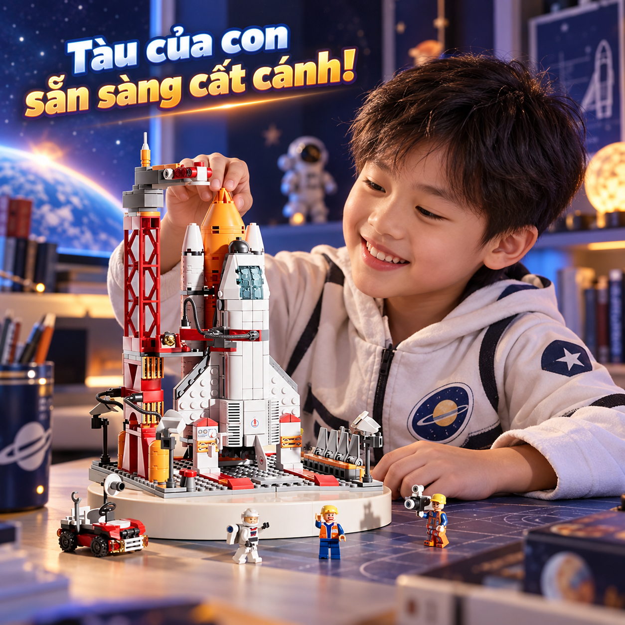Bộ xếp hình tàu vũ trụ 521 chi tiết – Chinh Phục Không Gian_thumbnail_0