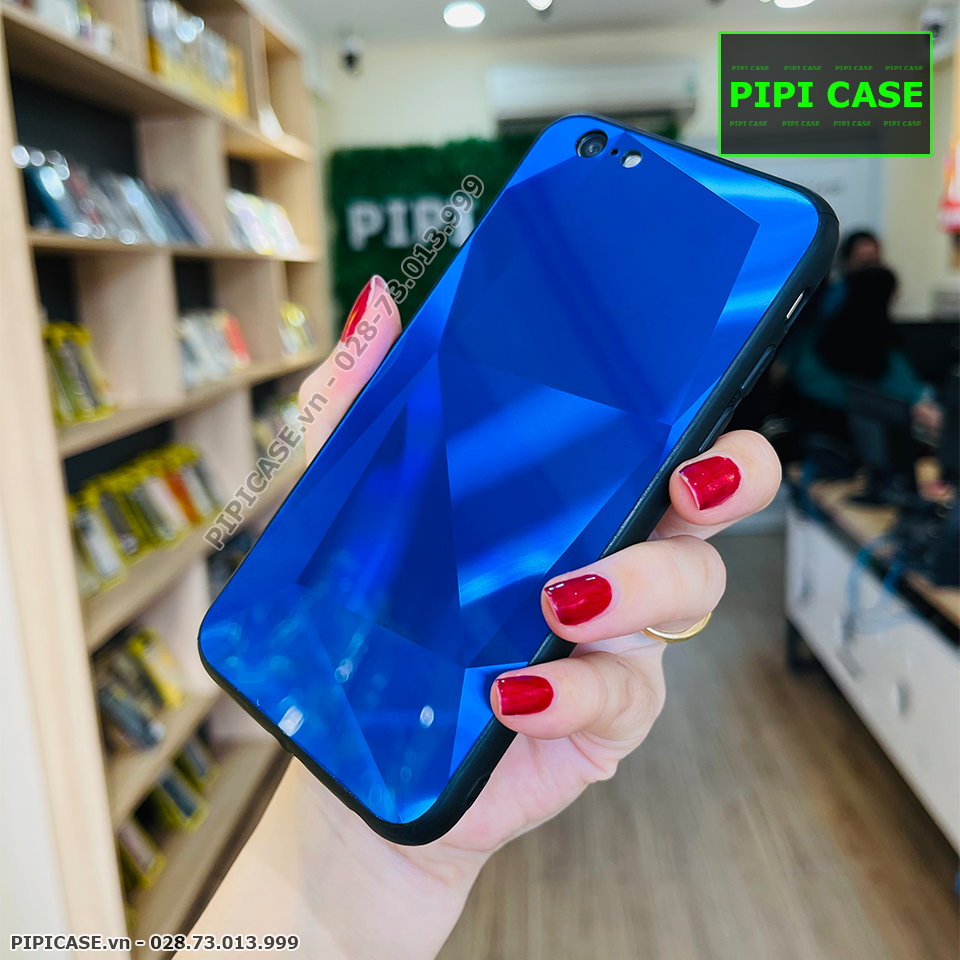 Ốp Lưng iPhone 6 / 6S - Kim Cương 6D - Xanh_thumbnail_1