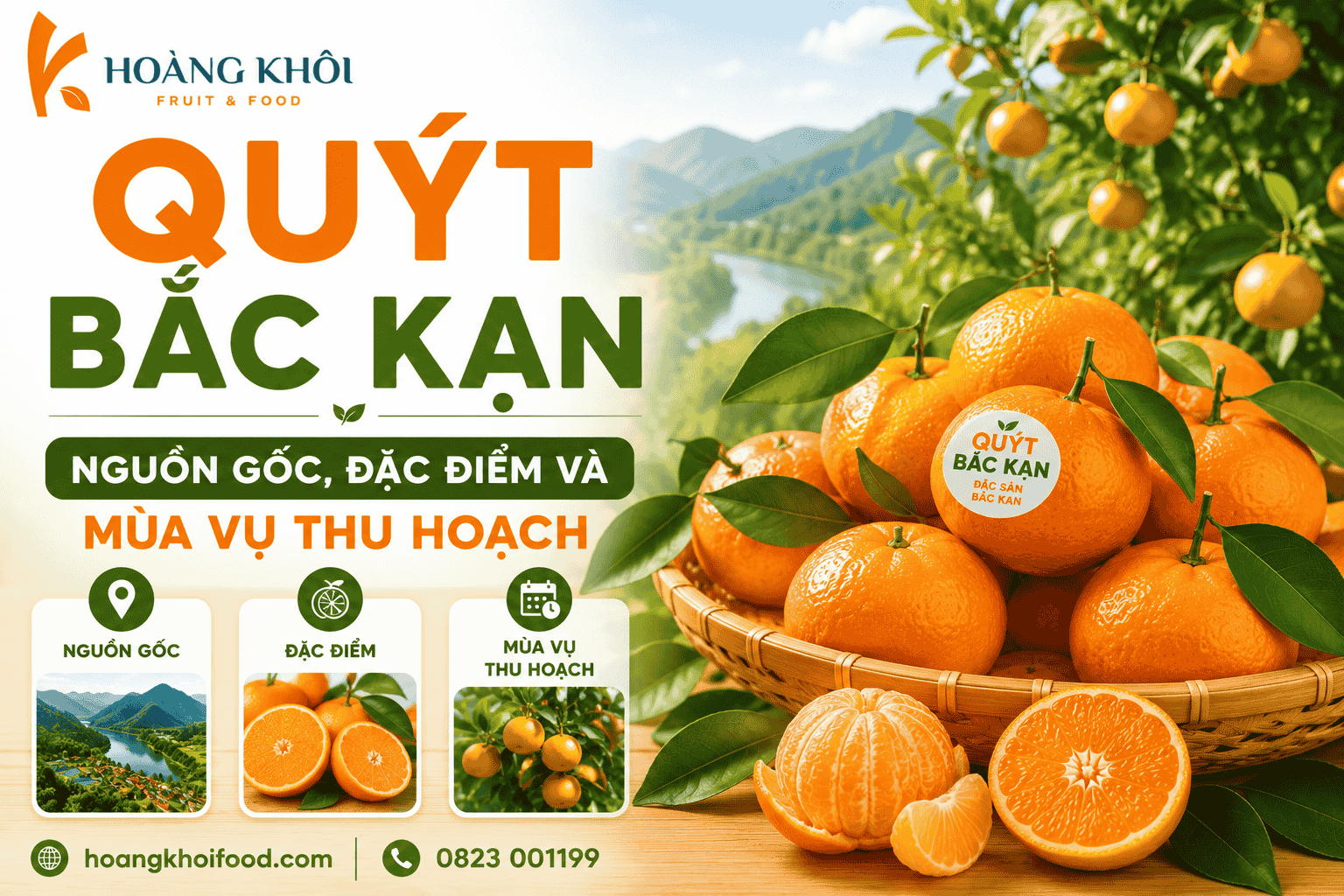 Quýt Bắc Kạn – Nguồn gốc, đặc điểm và mùa vụ thu hoạch