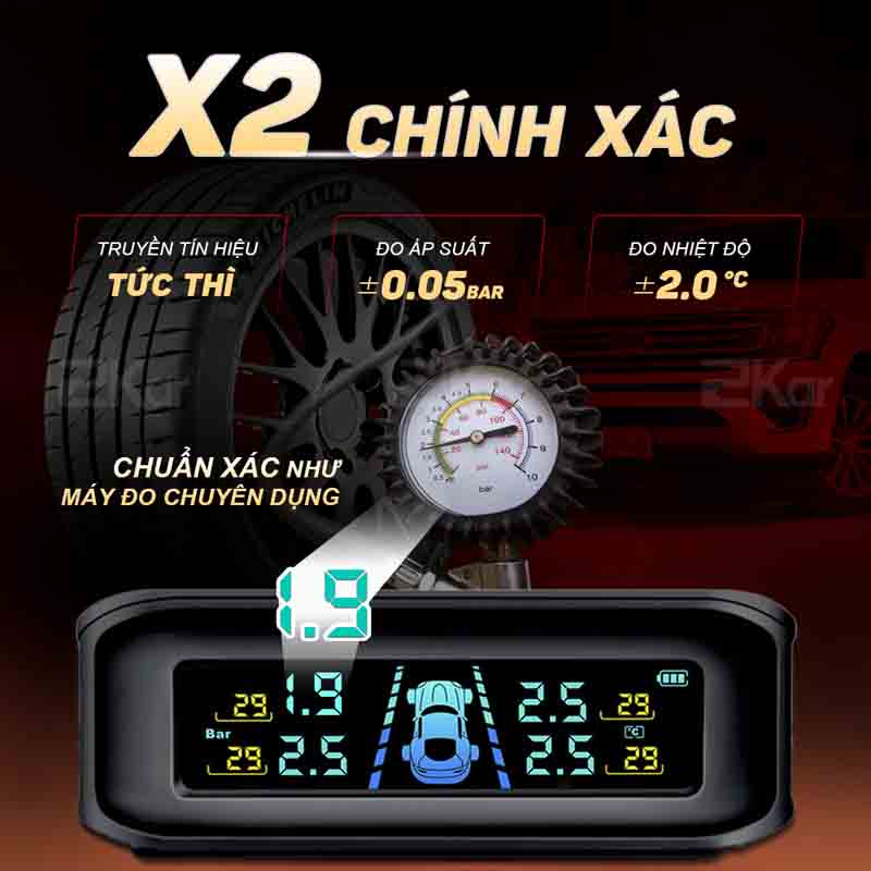 [TPMS] Cảm biến áp suất lốp ô tô thông minh 2Kar_thumbnail_2