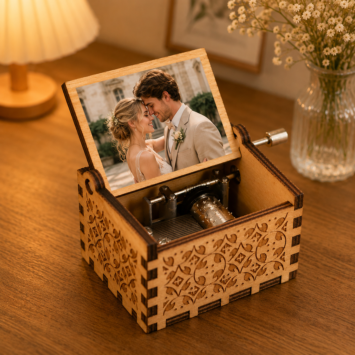 Hộp Nhạc Music Box In Theo Yêu Cầu, Lưu Giữ Kỷ Niệm_thumbnail_0