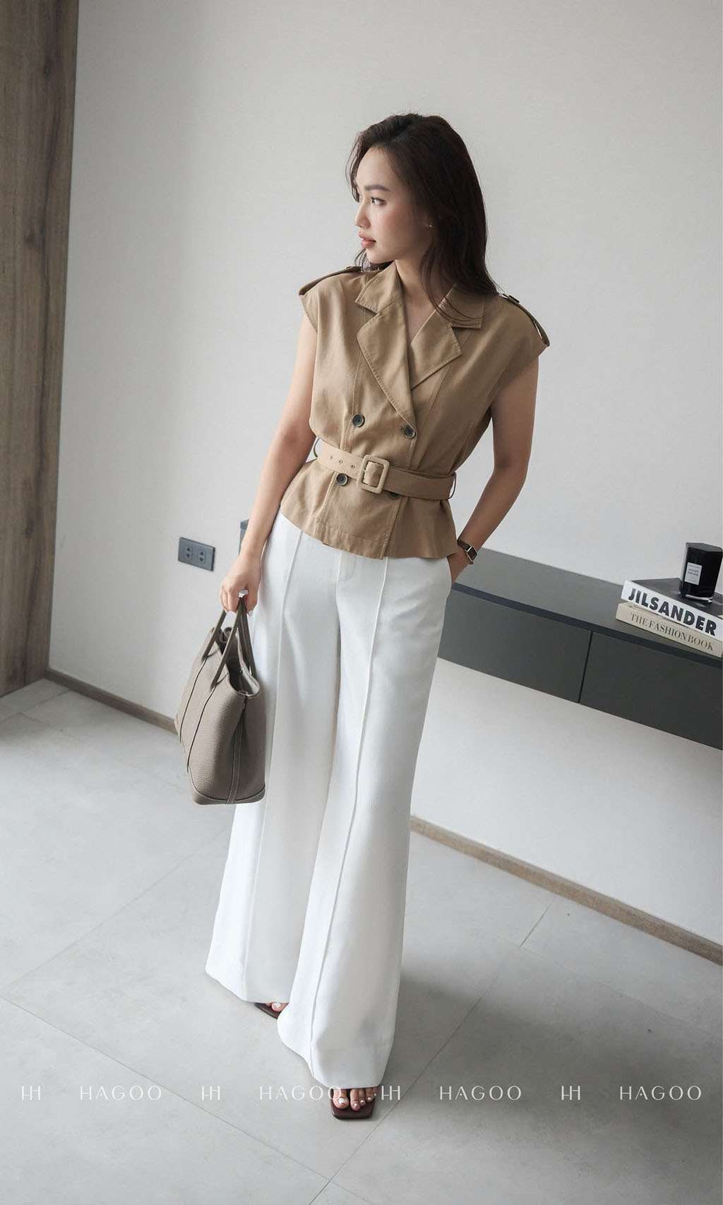 Áo Kaki cổ bẻ ve tay liền_thumbnail_3