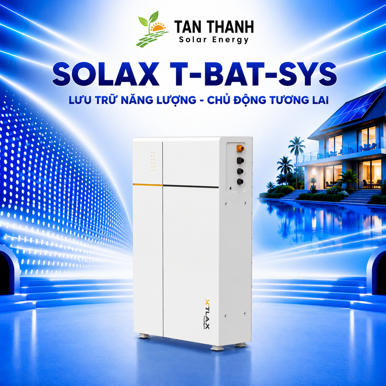 Pin lưu trữ SolaX T-BAT-SYS-LV D150