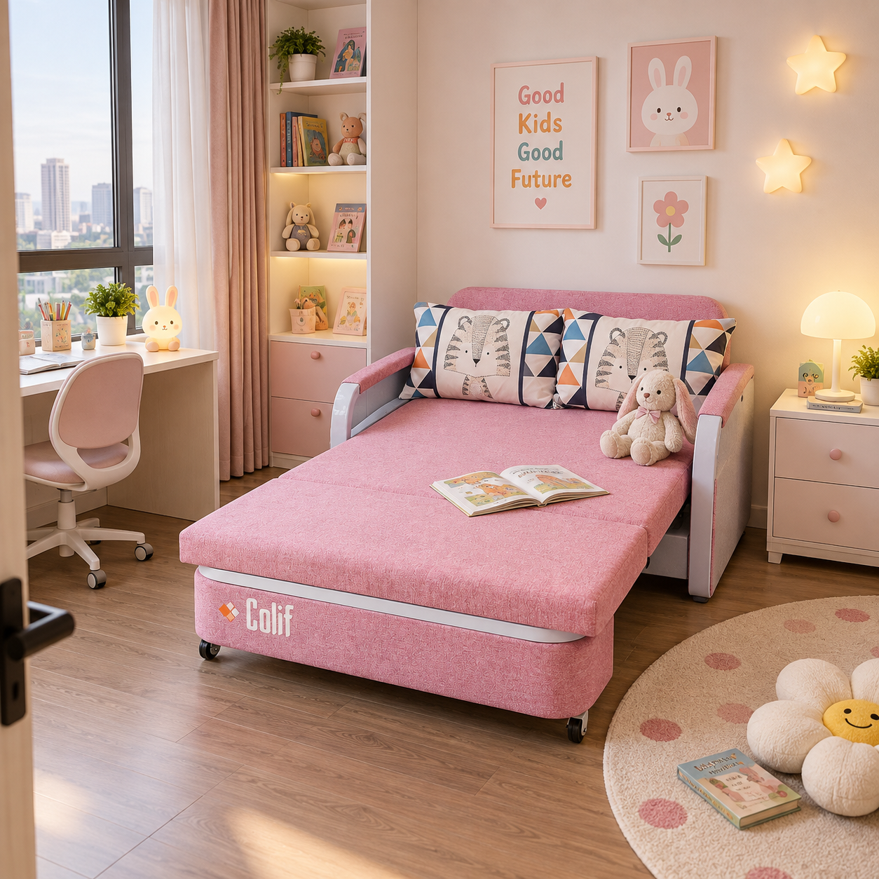 Vì sao nên chọn sofa giường đa năng cho bé?