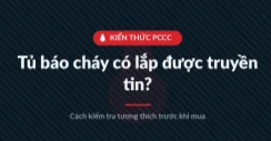 Tủ trung tâm báo cháy hãng nào cũng lắp được thiết bị truyền tin? Cách kiểm tra tương thích