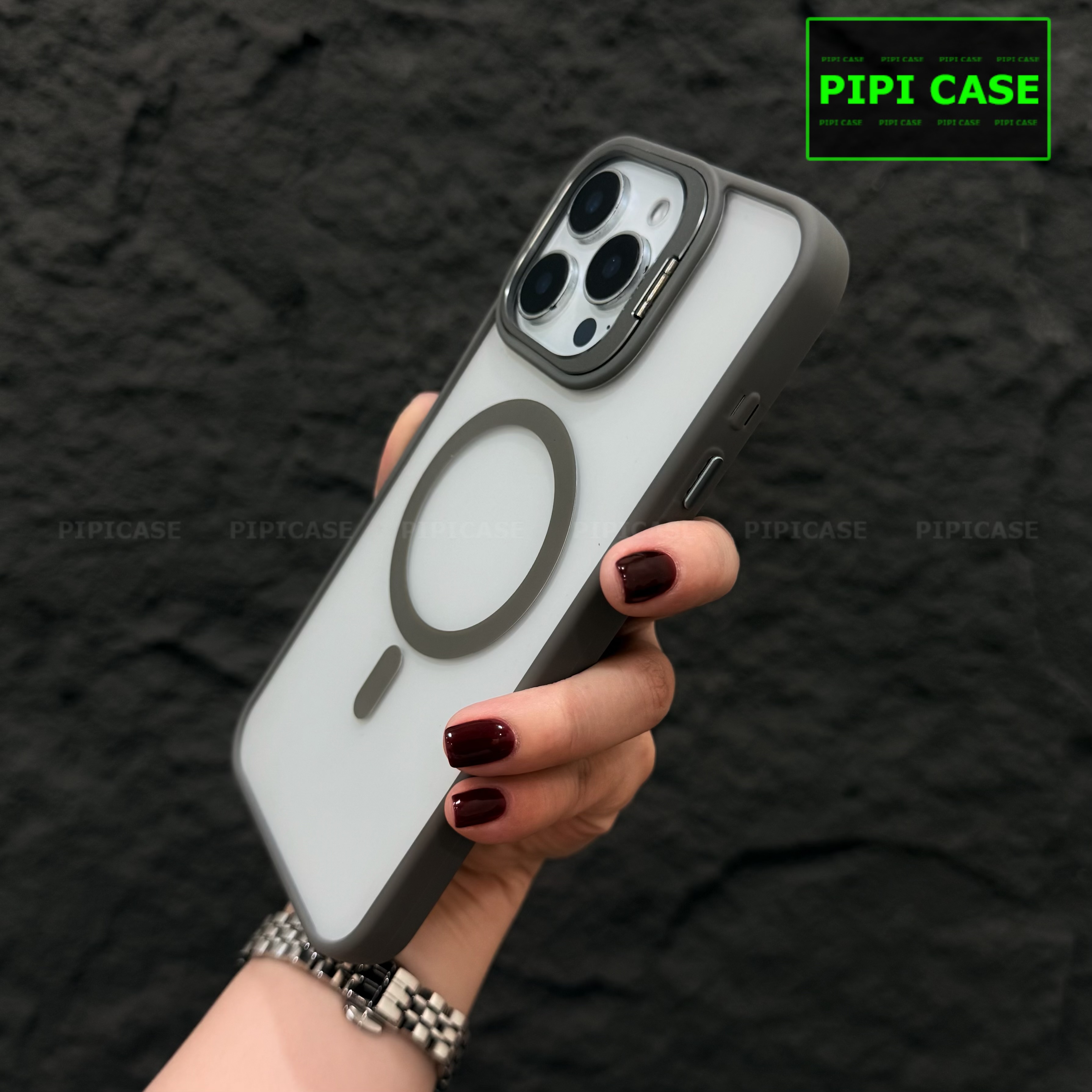 Ốp Lưng iPhone 14 Pro Max - Dansi - Xám_thumbnail_11