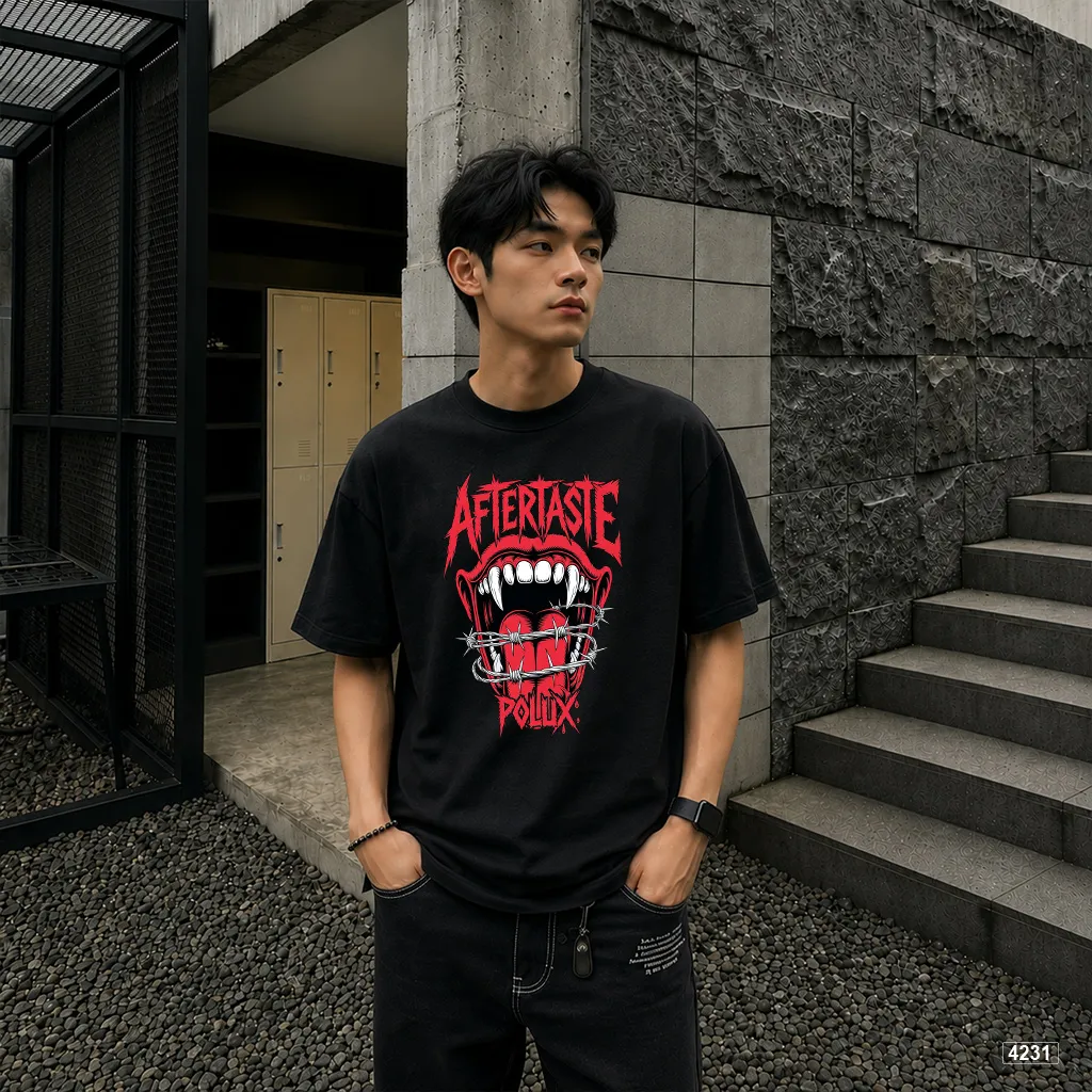 Áo thun nam oversize style đường phố Polux 4231_thumbnail_3