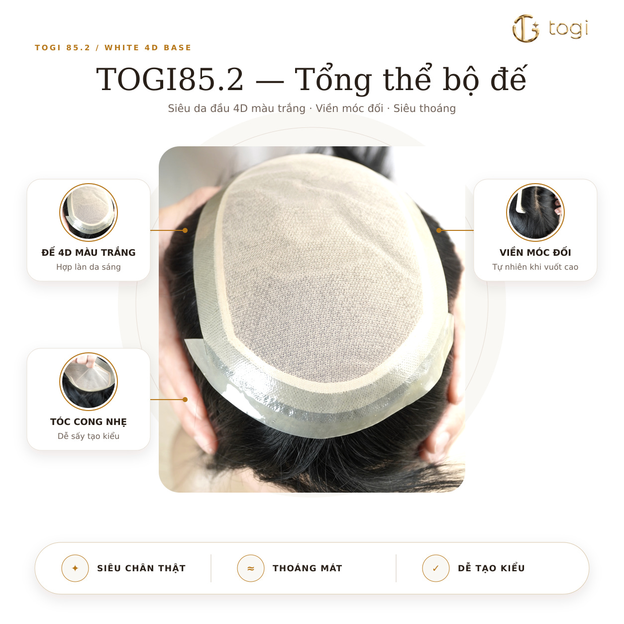 Chi tiết bộ đế Togi852
