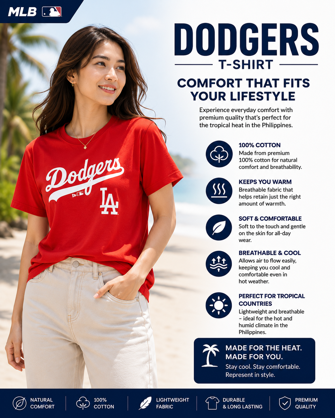 MLB Dodgers Design  T Shirt_thumbnail_1