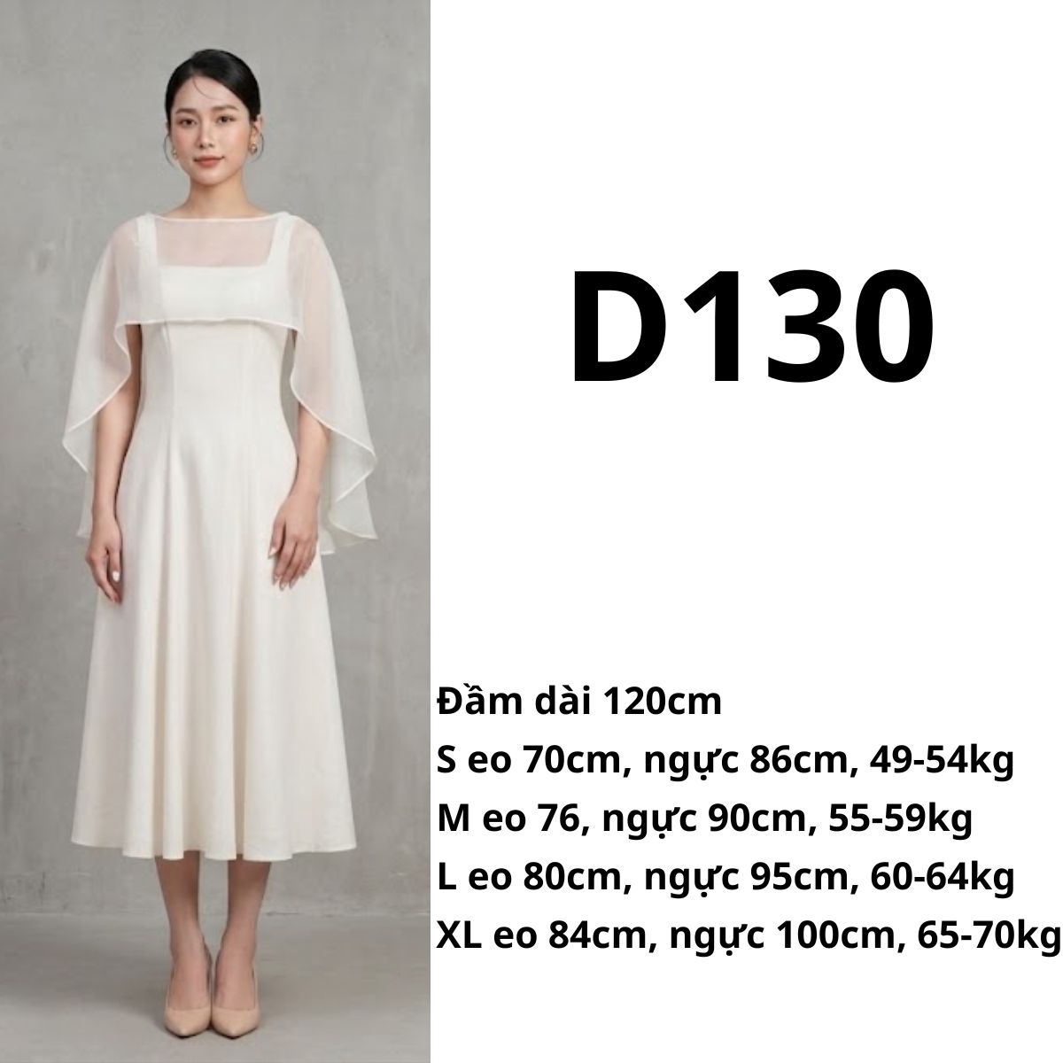 Đầm linen khăn tơ