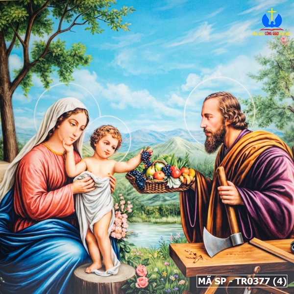 Ảnh để bàn gia đình thánh gia 15x21cm_thumbnail_3
