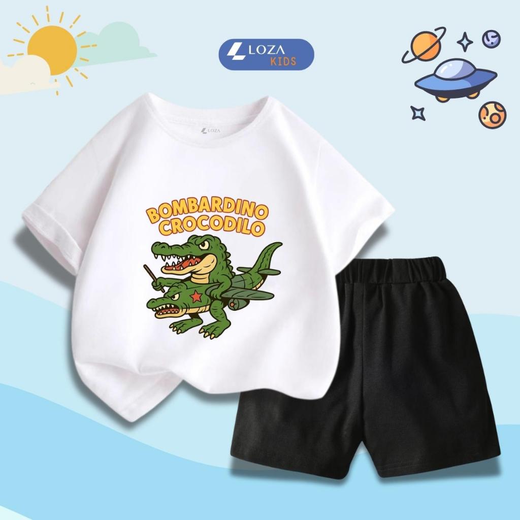 [XẢ KHO BỘ BÉ TRAI SIZE160] Bộ đồ cho bé trai nhiều mẫu - Quần áo bé trai  từ 35-40kg - Loza Kids XB012_thumbnail_20