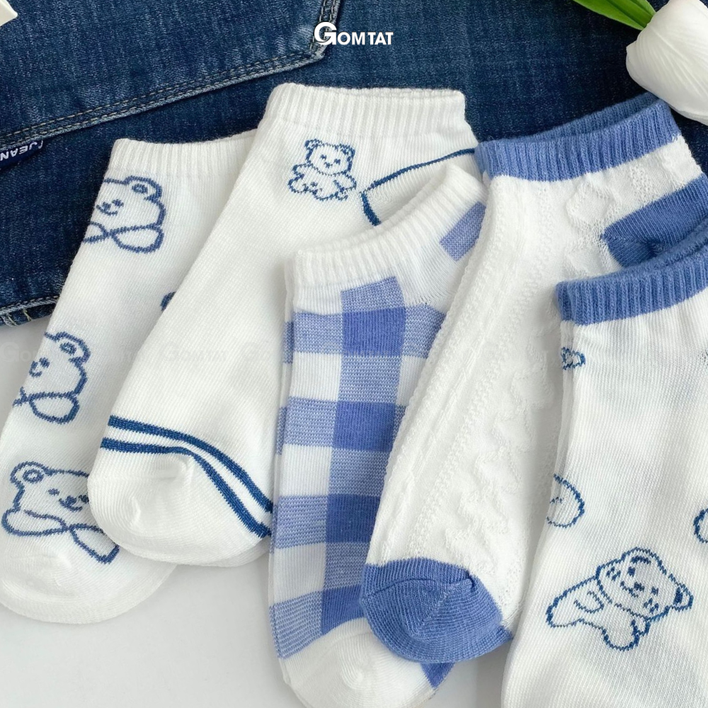 Set 5 đôi tất vớ nữ cổ ngắn UYE-CBCN_thumbnail_101