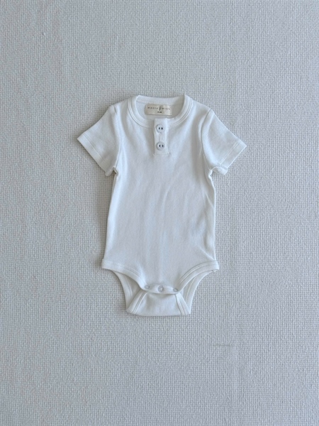 Henley Rib Bodysuit 25 (Ngắn Tay)