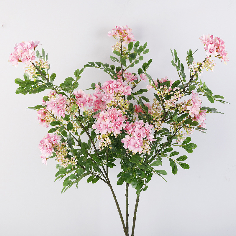Cành Hoa Lụa Tường Vy Decor Trang Trí Nhà