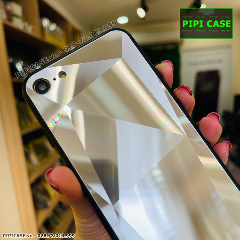 Ốp Lưng iPhone 7 / 8 - Kim Cương 6D - Bạc_thumbnail_4