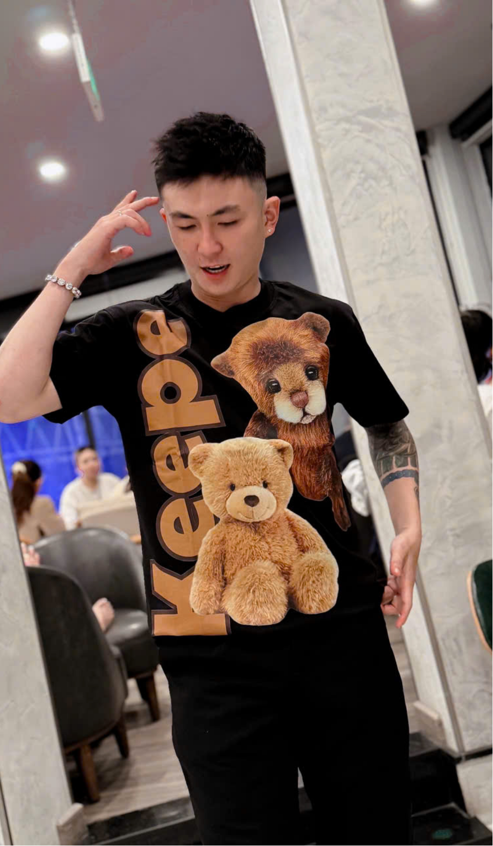 DOUPLE Teddy DCK T-Shirt - Cotton 100%_thumbnail_2