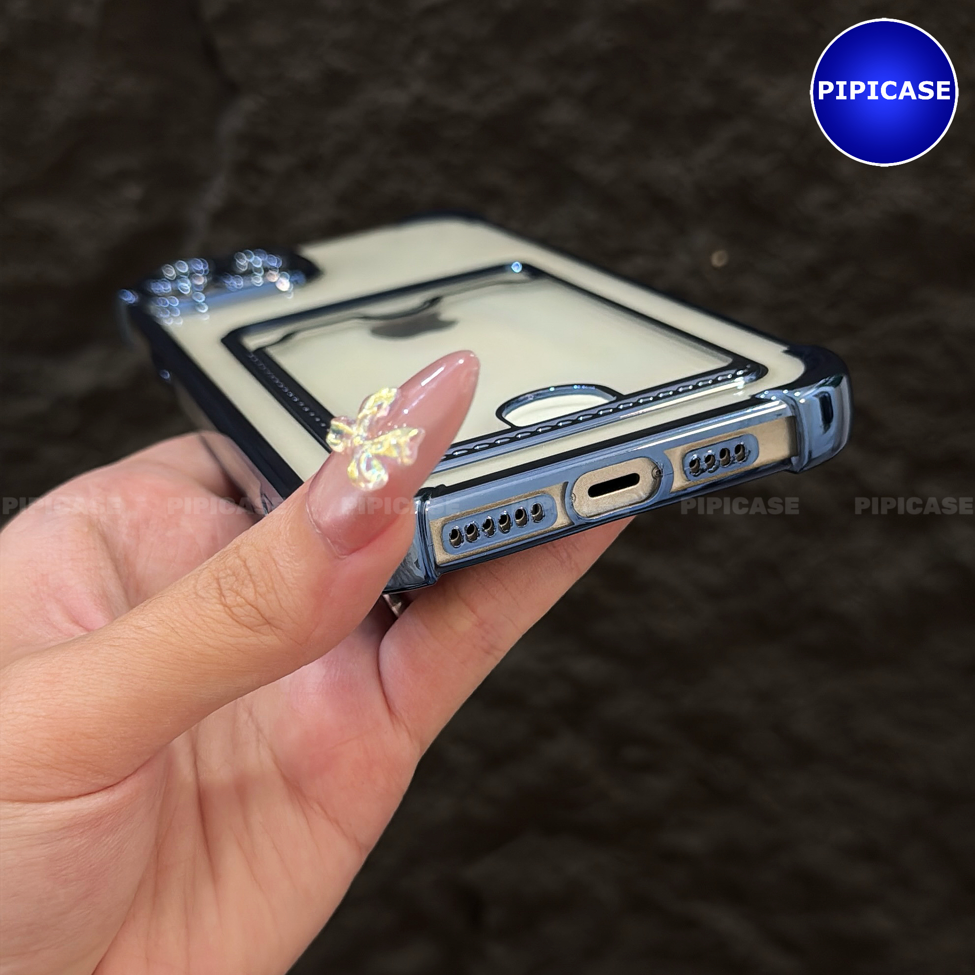 Ốp Lưng iPhone 14 Plus - Ốp Thẻ - Xanh Nhạt_thumbnail_12