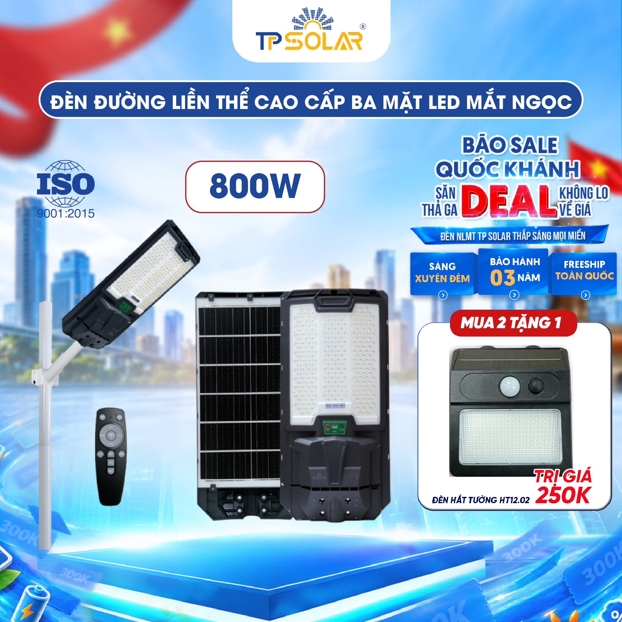 Đèn đường liền thể cao cấp 3 mặt LED mắt ngọc năng lượng mặt trời TP SOLAR LT11_thumbnail_8