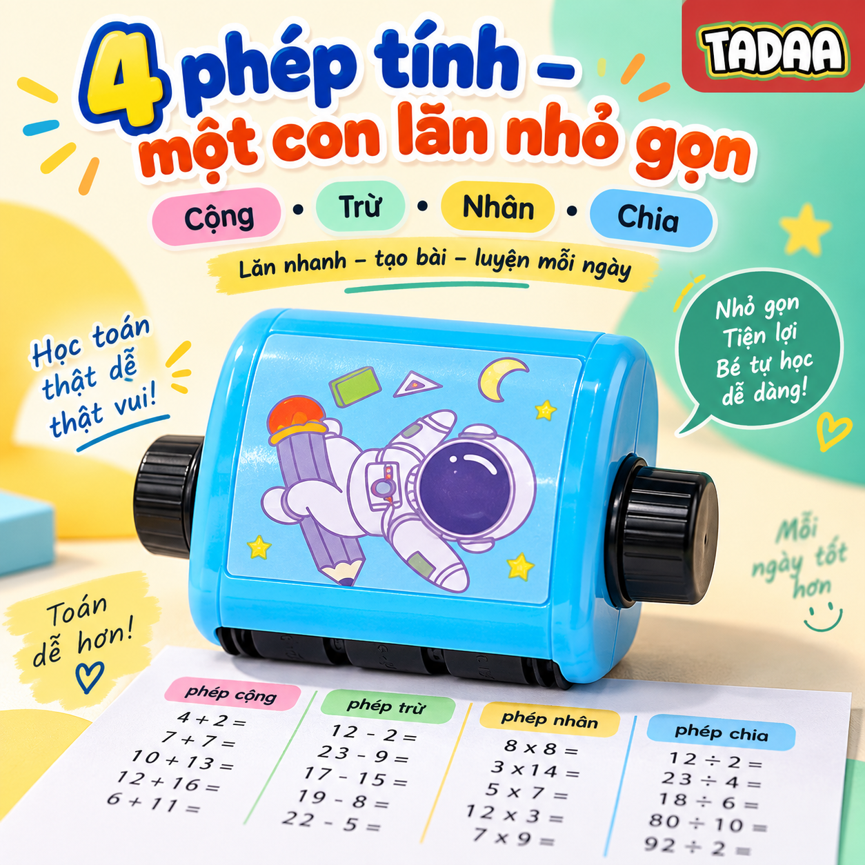 Con lăn toán học 4 phép tính – Bé Vui Học Toán_thumbnail_4