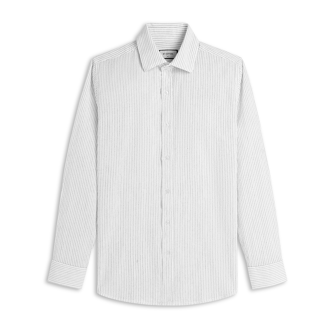 Áo Sơ Mi Cotton Sọc Nhuyễn