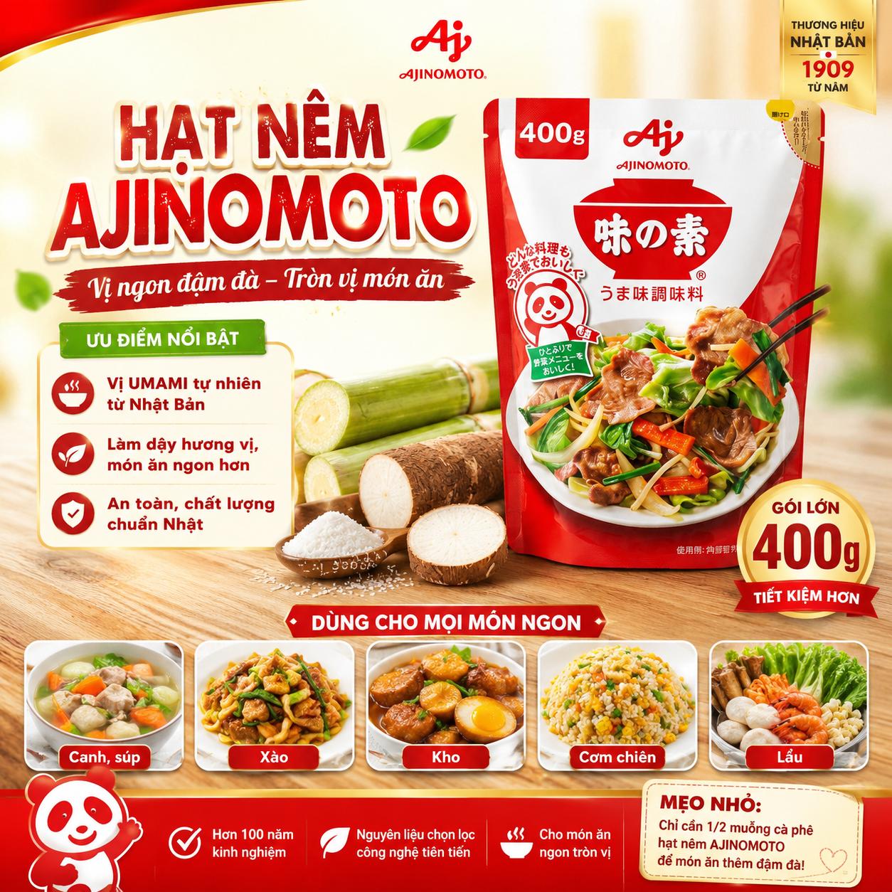 HẠT NÊM Ajinomoto