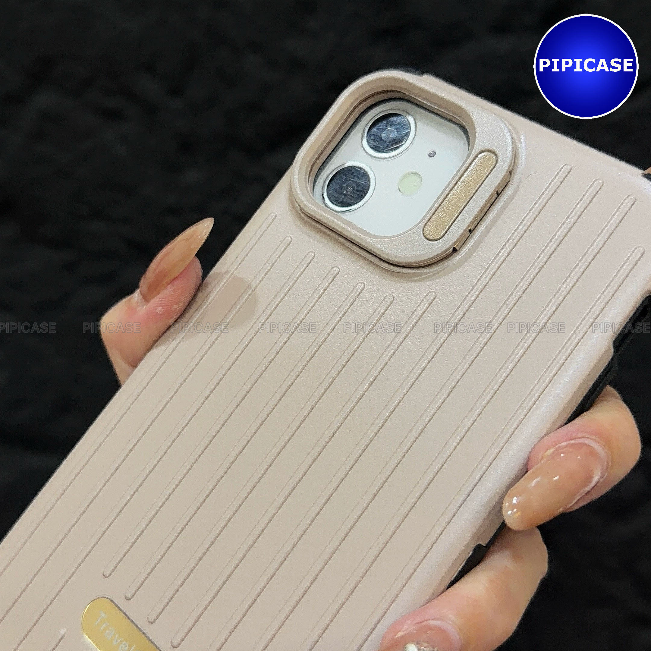 Ốp Lưng iPhone 11 - Hondao - Nâu Nhạt_thumbnail_0
