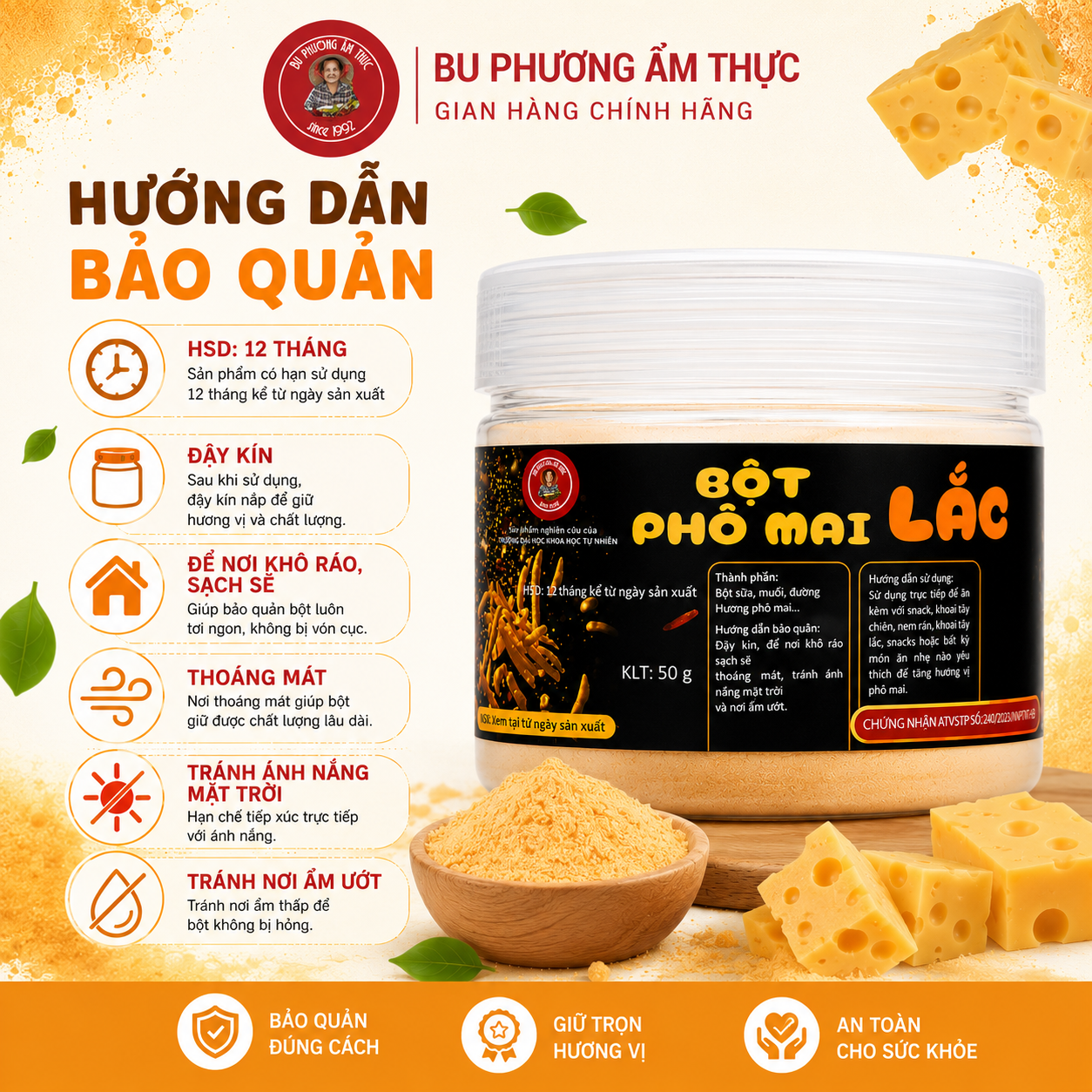 Bột Phô Mai Lắc Bu Phương 50G – Lắc Khoai Tây, Gà Rán - BP22_thumbnail_7