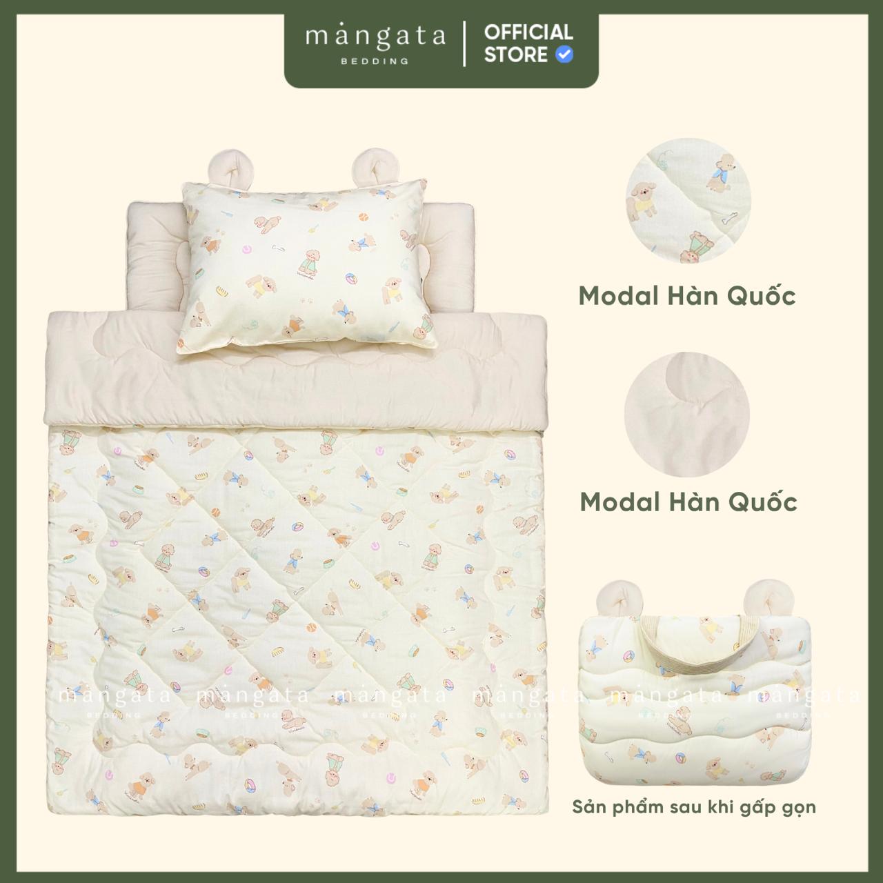 Mẫu Puppy - Bộ chăn gối gấp gọn đi học _thumbnail_1