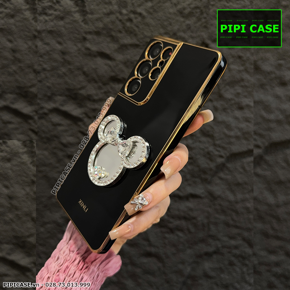 Ốp Lưng Samsung S21 Ultra 5G - Mic Gương - Đen_thumbnail_3