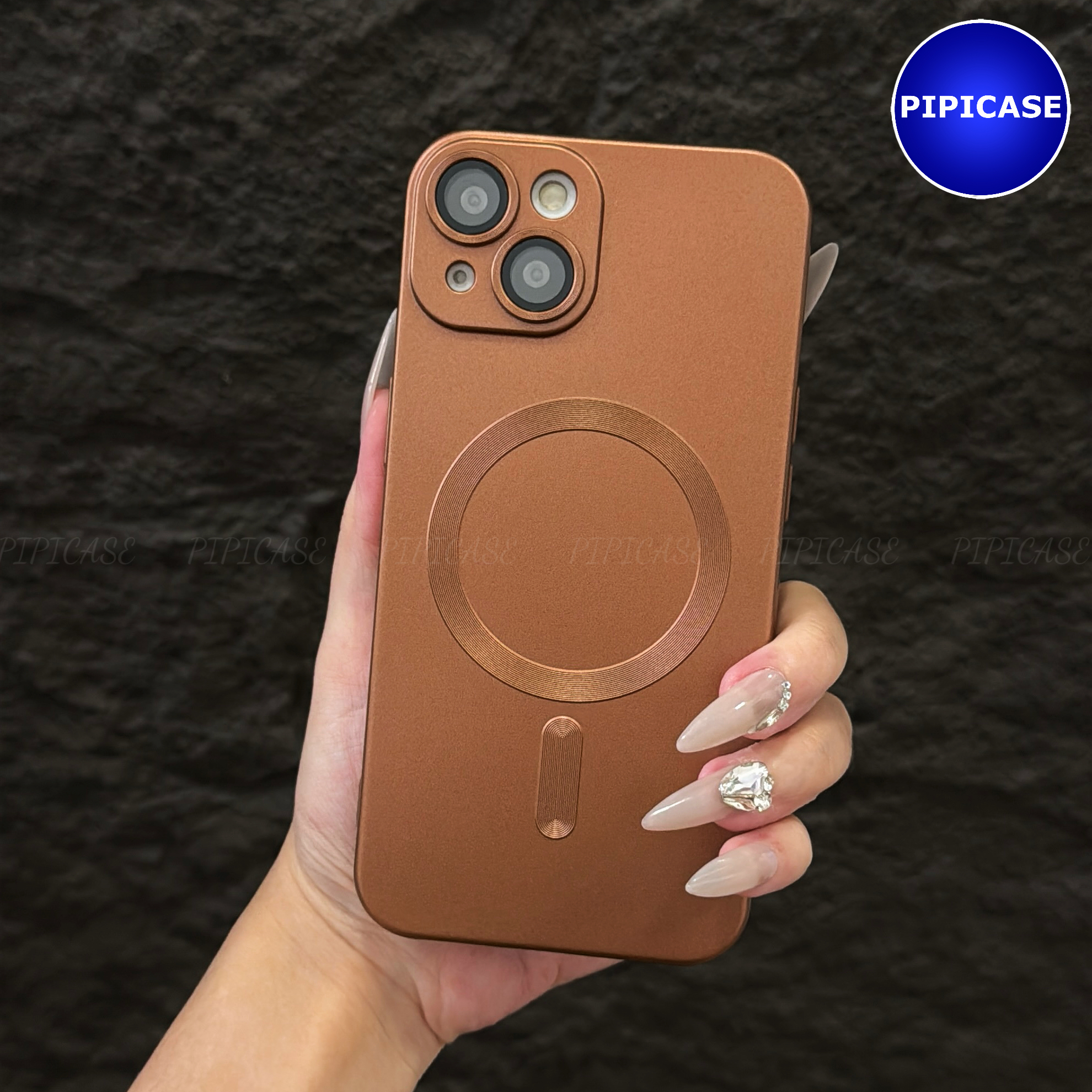 Ốp Lưng iPhone 13 - Ops - Nâu