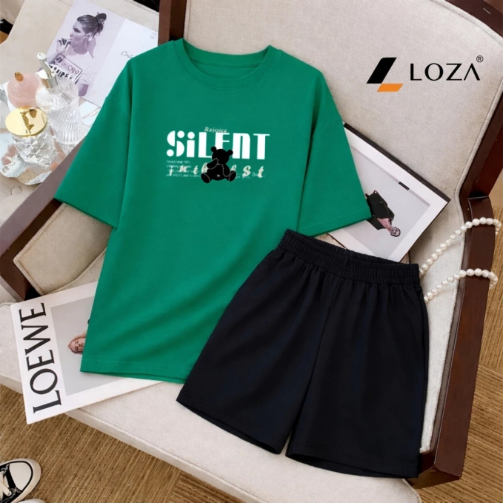[XẢ KHO BỘ FORM RỘNG] -  Bộ quần áo thun nữ dáng rộng nhiều hình in - LOZA XB013_thumbnail_39