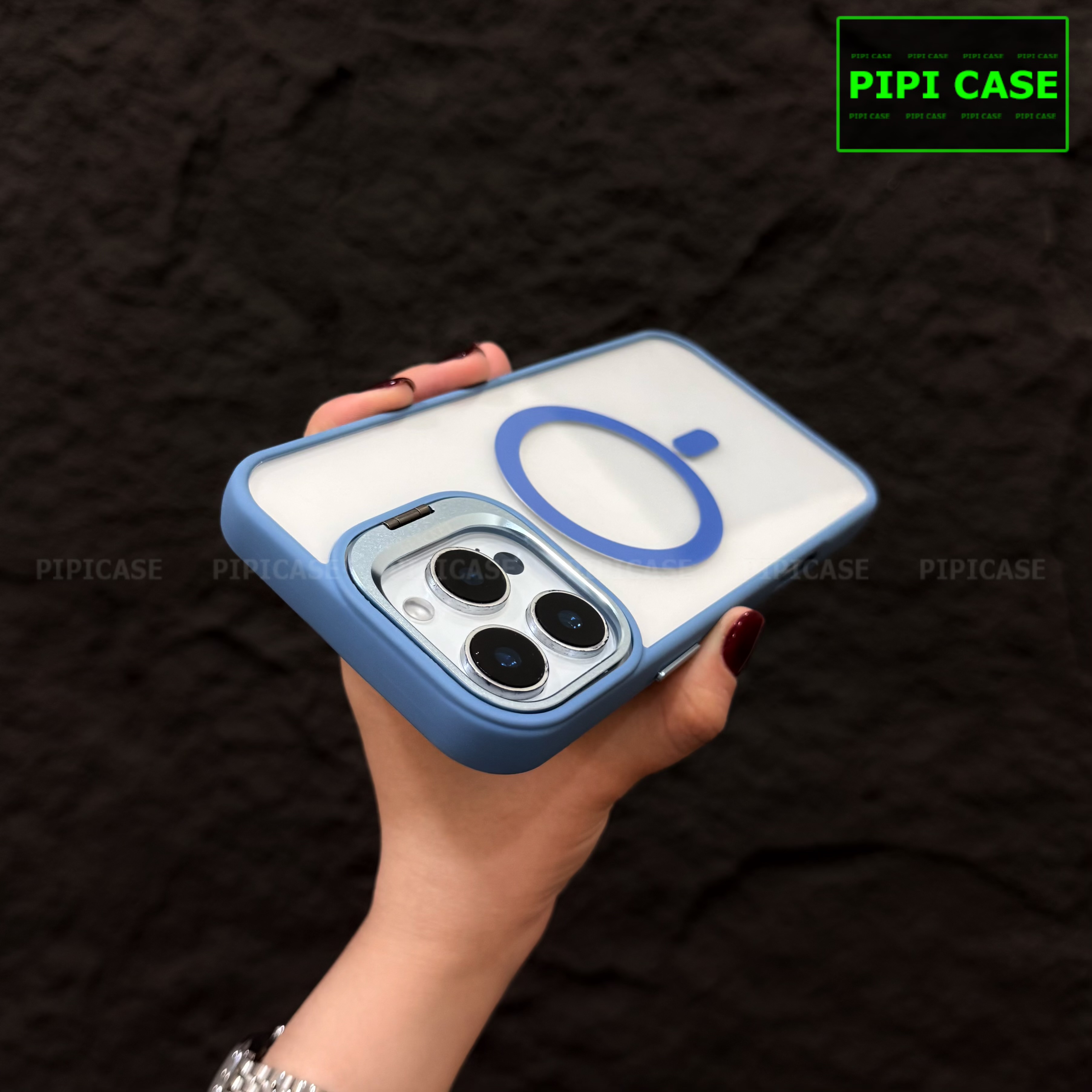 Ốp Lưng iPhone 14 Pro Max - Dansi - Xanh Nhạt_thumbnail_15