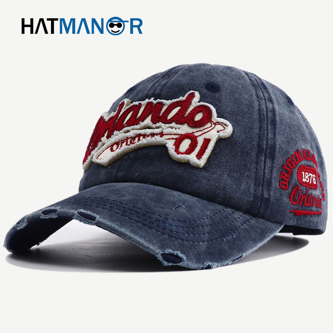 Mũ lưỡi trai classic vintage chữ thêu ORLANDO HZ2611_thumbnail_4