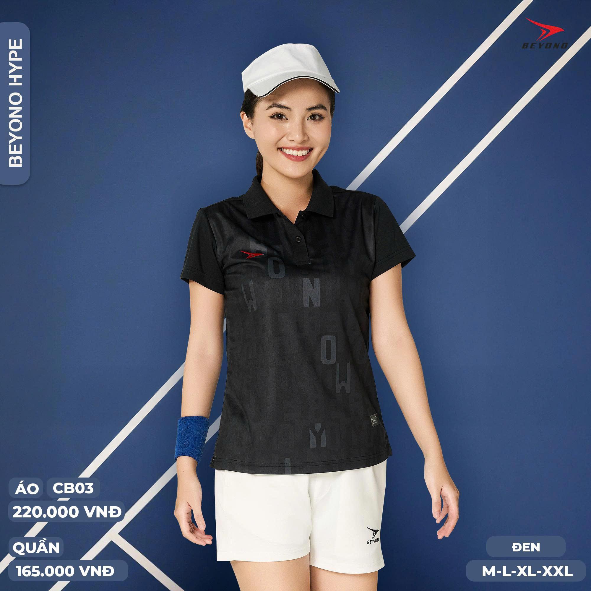 Áo Pickleball Cầu Lông Beyono Hype CB03 Thun Mè Thoáng Mát Thể Thao Đương Đại_thumbnail_7