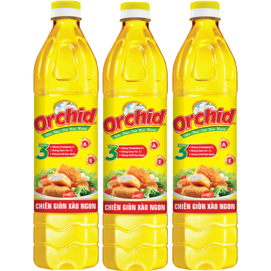 Dầu thực vật tinh luyện Orchid chai 1 lít_thumbnail_1