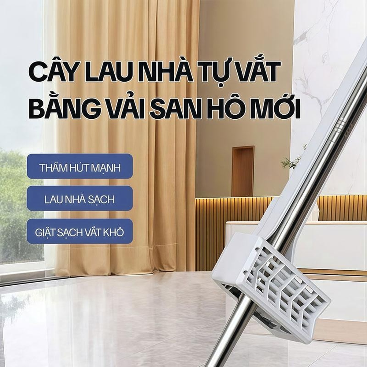 Chổi Lau Nhà Tự Vắt Bông San Hô 155cm_thumbnail_6