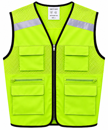 Safety Cameraman Jacket with Net