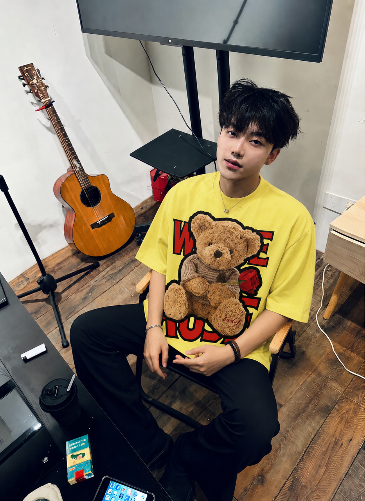 Rose Teddy Tee DCK T-Shirt - Cotton 100%_thumbnail_5